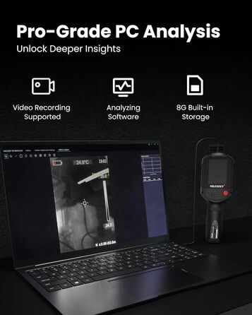 Тепловізор MILESEEY TR20 PRO: портативний, -20°C до 550°C, роздільна здатність 192x192, 25Hz, 8 годин роботи від акумулятора