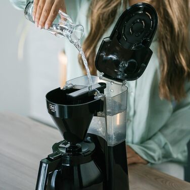 Кавомашина Melitta Easy знімний фільтр, для 10 чашок, з термокана, чорна