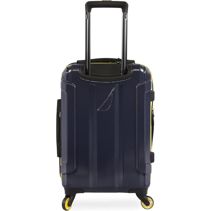 Чемодан-тележка Nautica Maker Hardside, Navy/Gelb (21 дюйм)
