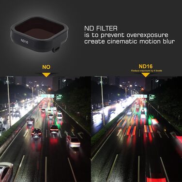 Фільтри для GoPro Hero 13: ND/CPL/Rot/Magenta, комплект 4 шт. для підводної зйомки