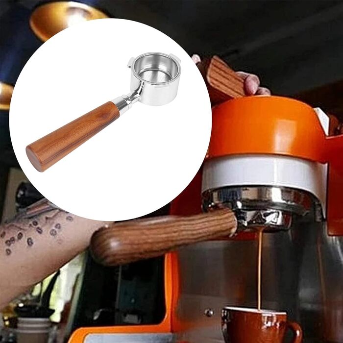 Портфільтр бездонний 51мм для кавомашин DeLonghi EC680/EC685