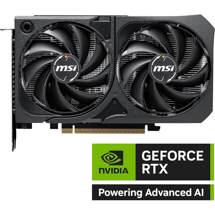 Відеокарта MSI GeForce RTX 5060 Shadow 2X OC 8GB GDDR7, PCIe 5.0, Boost 2535 MHz
