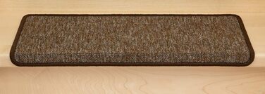 Kettelservice-Metzker Step Mats Monza Rectangular - various set variations & colors - Brown, 14 pieces
