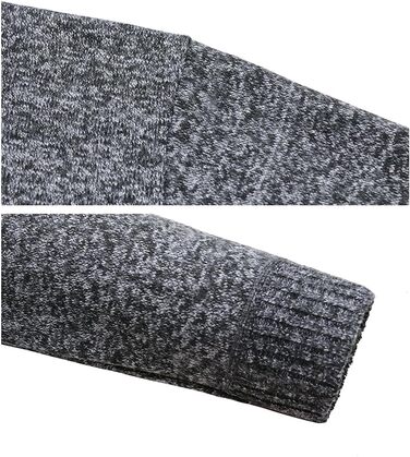 Чоловічий кардиган з флісовою підкладкою: теплий светр-кофта на осінь-зиму | C-dunkelgrau