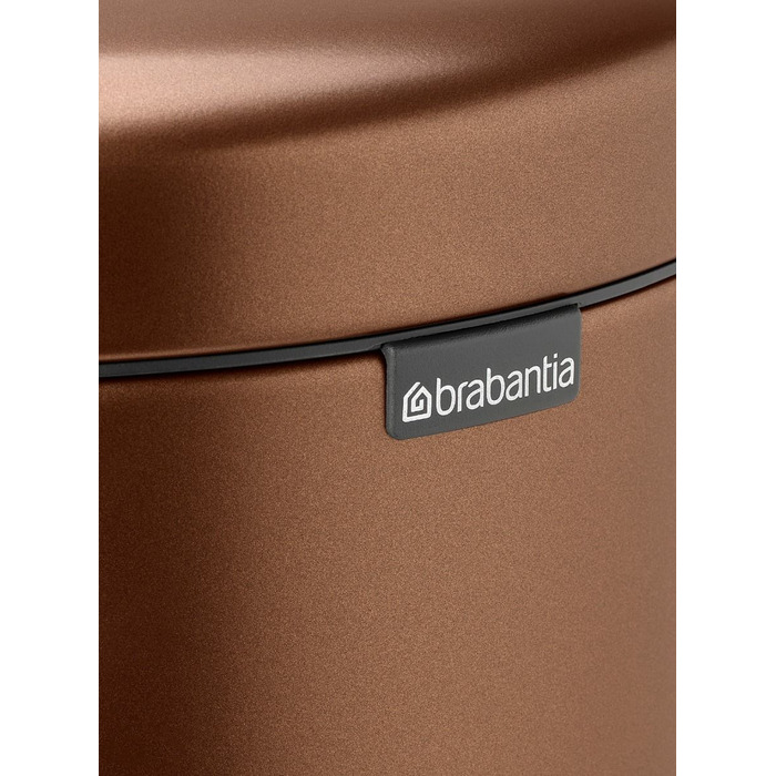 Сміттєвий кошик з педаллю BRABANTIA NewIcon, 5 л, Warm Bronze