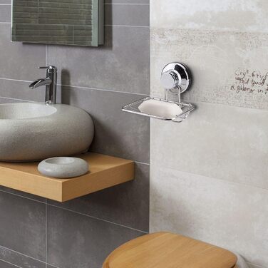 Кріплення для душу iPEGTOP з вакуумним присоском: міцний тримач з нержавіючої сталі для ванної та кухні, з мильницею