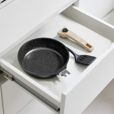 Сковорода RIOVARM 30 см з нержавіючої сталі з антипригарним покриттям для індукційних плит, вок, універсальна, для всіх плит, сумісна з духовкою, миюча в посудомийній машині, тришарова структура, з ручкою з нержавіючої сталі