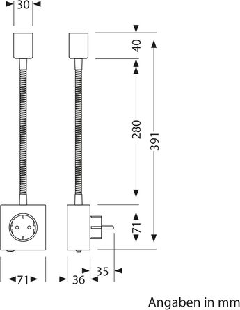 Світлодіодна настільна лампа-прищіпка LESCH з гнучким кронштейном, хром/білий, GU10 10W (1 шт)