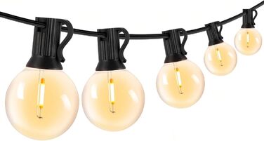 LED гірлянда для зовнішнього використання, диммувана - 30м, 78+2 диммери, IP44, для балкона, саду, вечірки, шлюбу, тераси