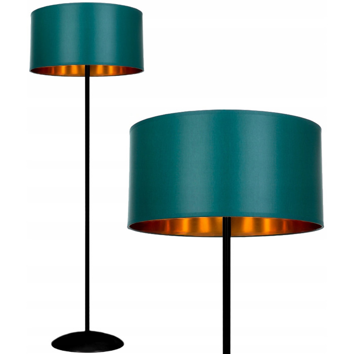 Підлогова лампа Light Prosta E27 60 Вт, чорний з жовтим