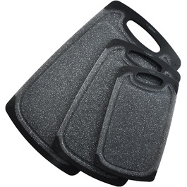 Набір обрізних дощок KIMIUP з пластику, 3 шт., з неслизькими ручками, BPA-Free, для кухні, набір, миючі в посудомийній машині