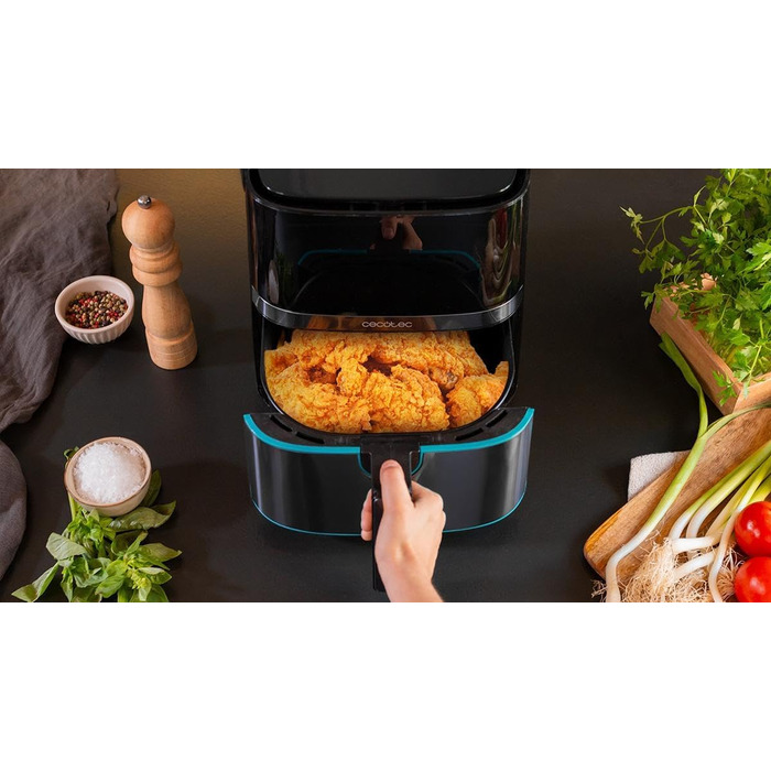 Фритюрниця Cecotec Cecofry Full Inox 5500 Pro 5.5 л, 1700 Вт, без масла, PerfectCook, з аксесуарами, нержавіюча сталь