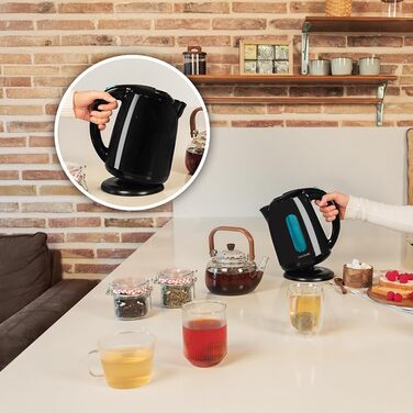 Електричний чайник Cecotec ThermoSense 120 .1 л, бездротовий, з поворотним підставою, фільтр від накипу