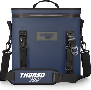 Чорний сумний-холодильник Thurso SURF на 24 банки - портативний, ізольований, водонепроникний, для пляжу, кемпінгу, каякінгу, падлбордингу