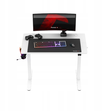 Електричний стіл для роботи 100 см Huzaro Hero 7.9 White з плавним регулюванням висоти