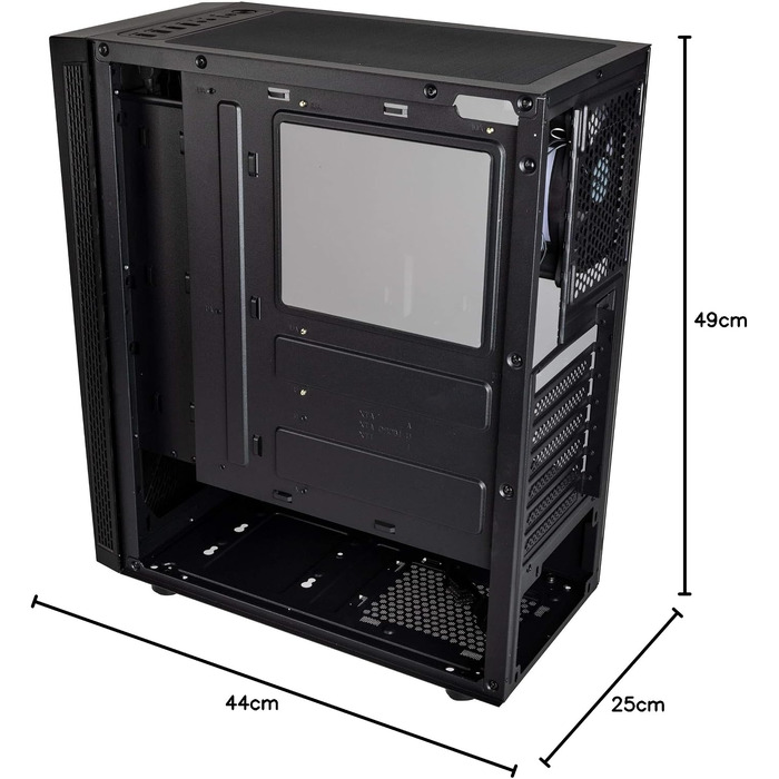 Ігровий корпус Kolink Void RGB Midi Tower, чорний