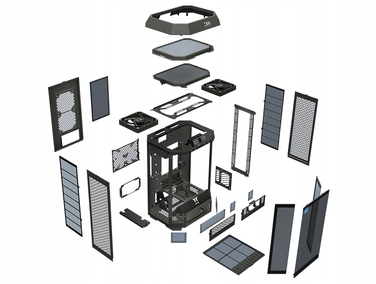Корпус Thermaltake The Tower 300 TG Micro Tower, чорний