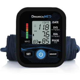 Тонометр на плече Dinamicamed Med-a139 з USB-кабелем та 2*99 пам'яттю, високоточний
