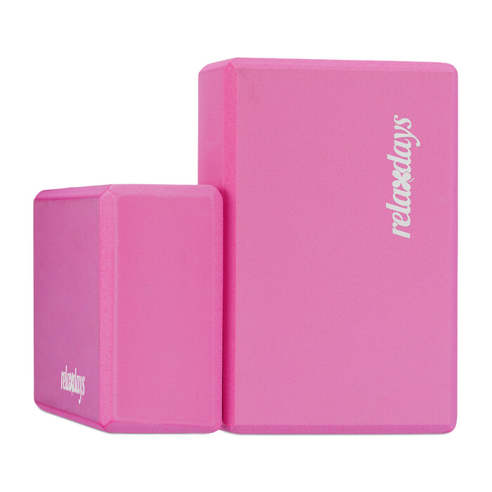 Relaxdays Yoga Block Set of 2