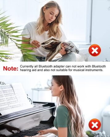 BlitzMax Bluetooth 5.2 Передавач/Приймач Bluetooth, 2-в-1 Аудіо Адаптер, Mini 3.5mm, Портативний, Dual Link для ПК, TV, Авто, Авіації та Динаміків