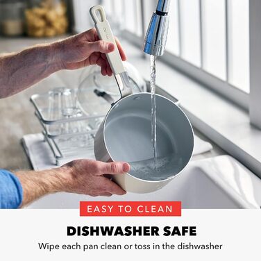 Набір посуду GreenPan x Bobby Flay 13 предметів: професійний алюміній, антипригарне покриття Ceramic, індукційний, сірий (Graphite/Nature's Delight)