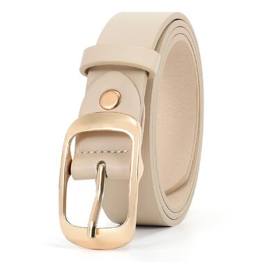 Жіночий шкіряний ремінь WHIPPY великого розміру з міцною пряжкою для джинсів, штанів та суконь