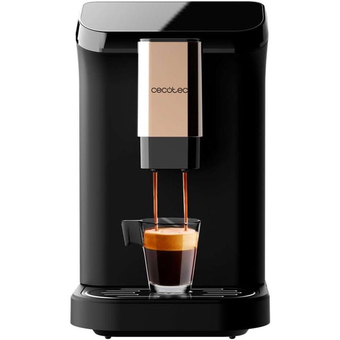 Автоматична кавомашина Cecotec Cremmaet Macchia Black Rose, 1350 Вт, 19 бар, з термоблоком і вбудованим млином, автоматичне очищення
