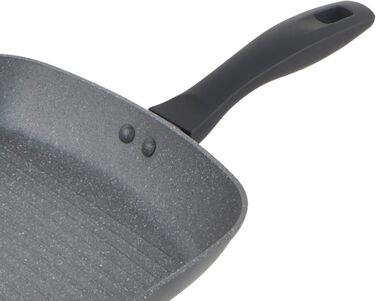 Сковорода гриль Russell Hobbs RH02813EU7 Metallic Marble 28 см з антипригарним покриттям для індукційних плит