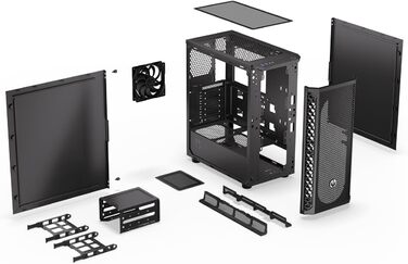 Корпус для ПК ENDORFY Signum 300 Solid з сітчастою передньою панеллю, 120 мм вентилятор, фільтри проти пилу, ATX