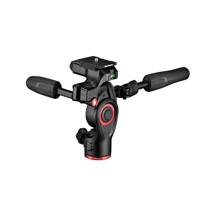 Карбоновий штатив Manfrotto Befree Live Carbon з відео-головкою та сумкою, для DSLR та бездзеркальних камер, навантаження 4кг