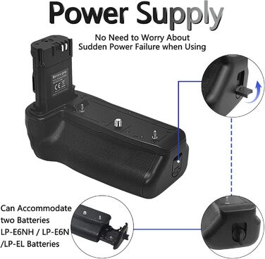 Вертикальний батарейний хват Raeisusp з бездротовим пультом 2.4G, замінник Canon BG-R10 для Canon EOS R5 R6 R5C