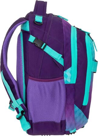Дитячий рюкзак Elephant Hero Signature з дощовиком, Violet Cube (Lila-Türkis)