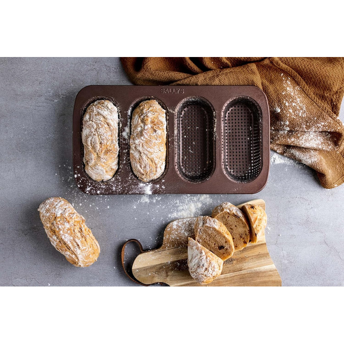 Форма для міні-багетів Sallys, антипригарна, для випічки