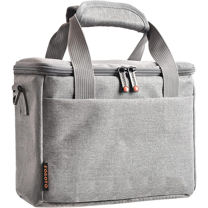 Сумка для камери FOSOTO DSLR-K101 сіра, для фотоапаратів та аксесуарів, з дощовиком, сумісна з Nikon, Canon, Sony