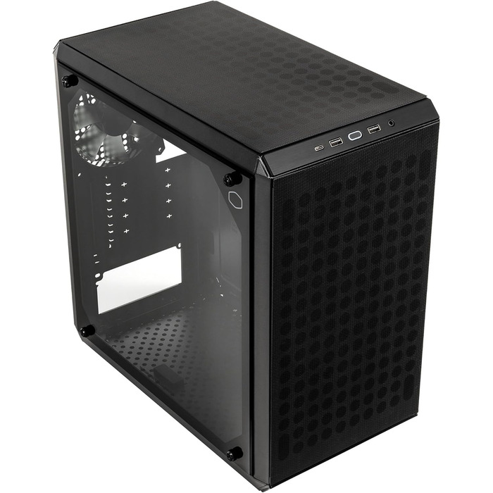 Корпус Cooler Master MasterBox Q300L V2 Mini-Tower Micro-ATX з USB 3.2 Gen 2x2, 120 мм вентилятор, загартоване скло, чисте кабельне прокладання та кілька варіантів охолодження
