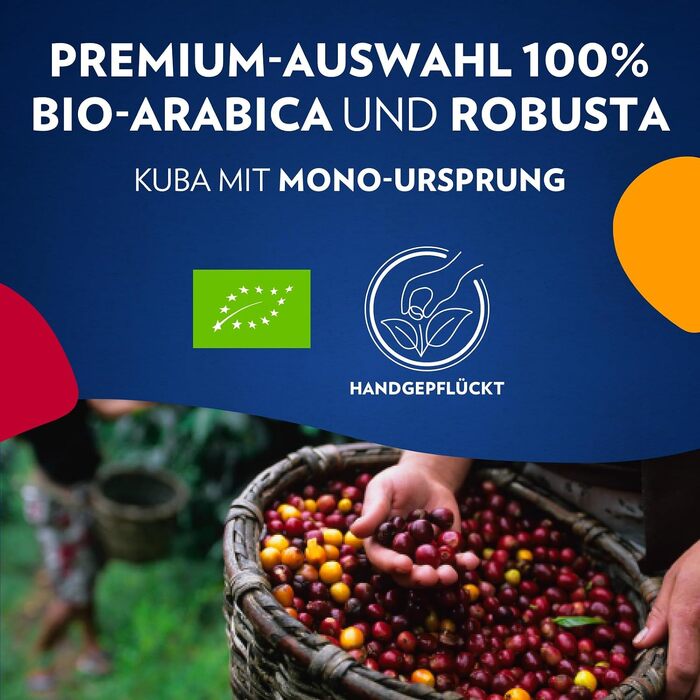 Кава в зернах Lavazza Tierra For Planet, 100% органічна арабіка, легкого обсмаження для еспресомашини, м'який фруктово-квітковий смак, 1 кг