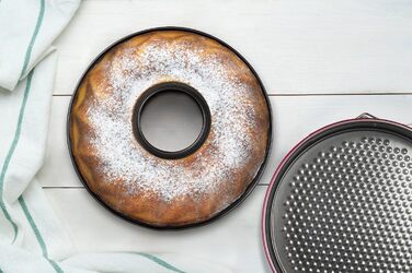 Форма для випічки Wenco Springform 26 см, знімний бортик, червона, антипригарне покриття