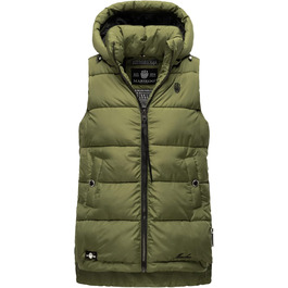 Жіноча степкова жилетка MARIKOO B898 M, оливковий колір (Dusty-Olive)