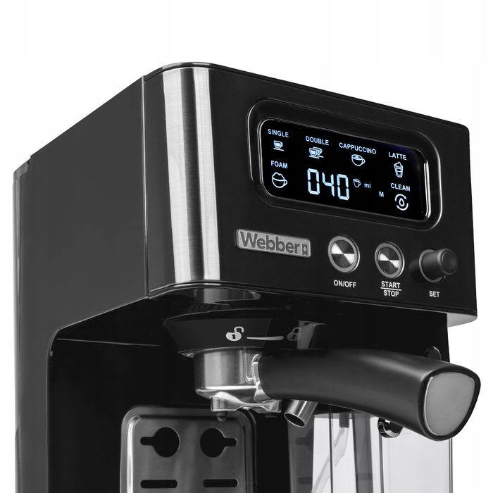 Ріжкова кавомашина Webber M5, 1459 Вт, чорна