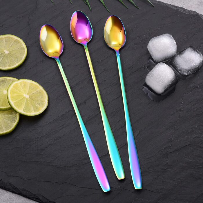 Набір ложок для лате макіато GRÄWE Königstein (Райдуга), нержавіюча сталь, 6 шт.