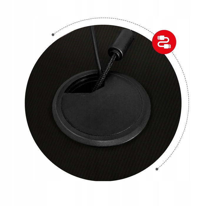 Ігровий комп'ютерний стіл Huzaro HERO 2.5 з тримачами, чорний