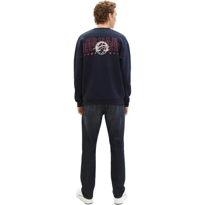 Джинси чоловічі TOM TAILOR Aedan Straight Stretch, синій денім, 27W 32L