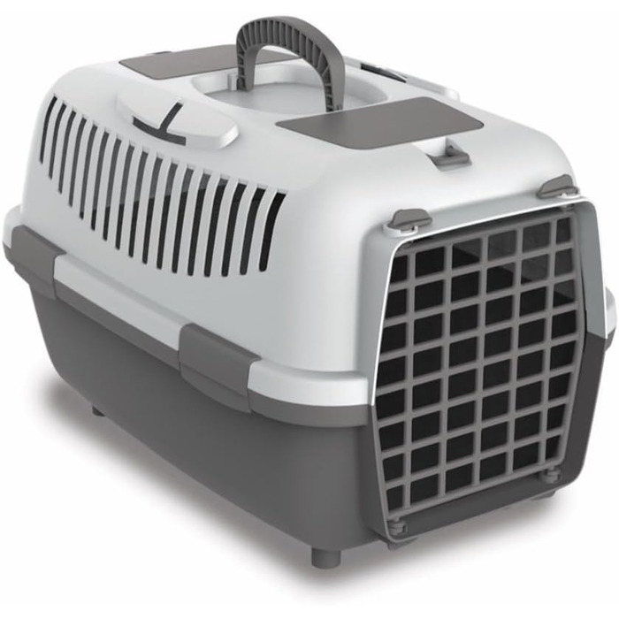 Транспортний бокс для котів та собак Noade 2 - міцний бокс з поліпропілену, 55x36x35 см, до 8 кг