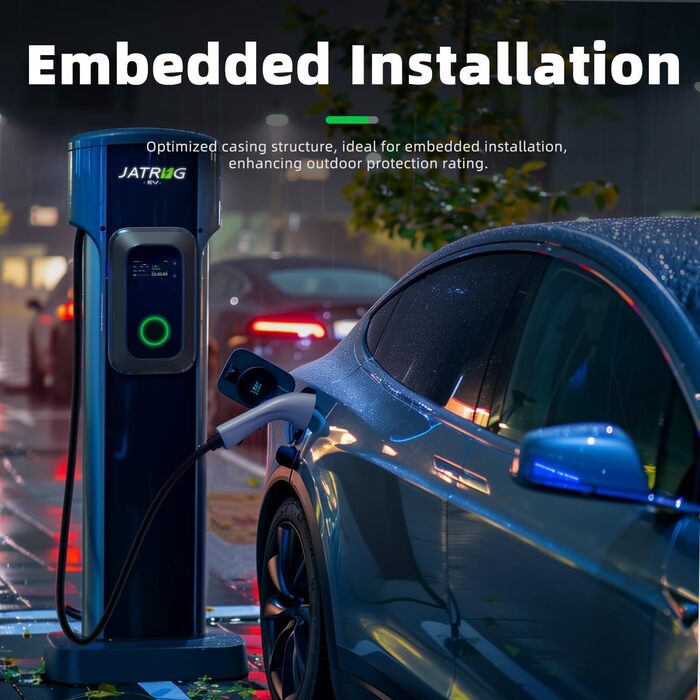 Зарядна станція для електромобіля 11kW 32A Type 2 WiFi-APP, настінний бокс 230V (8м)