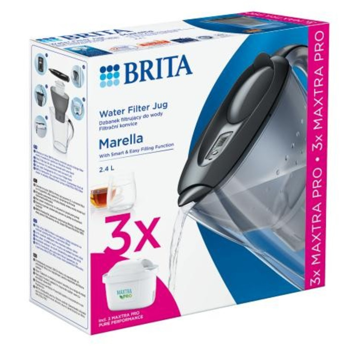 Фільтральний глечик Brita Marella, 2,4 л, прозорий