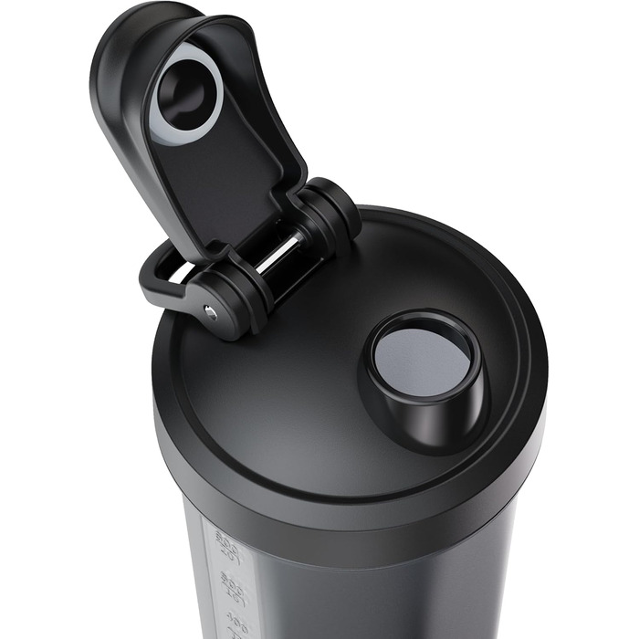 Електричний шейкер для протеїну Voltrx Titanus USB-C, 700 мл, чорний, без BPA