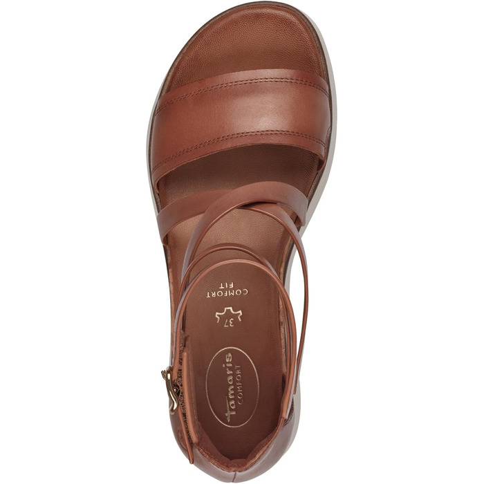 Босоніжки жіночі Tamaris Comfort шкіряні з закритим задником, розмір 38 EU