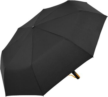iX-brella великий парасолька з фібергласу 104 см з кольоровими двошаровими спицями - чорно-зелений (чорно-оранжевий)