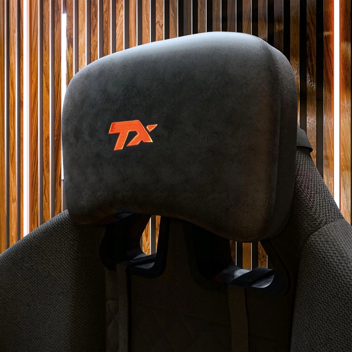 Ігрове крісло Trex E-Sports TX-110GC ACREE, тканина, чорне