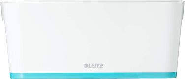 Leitz MyBox велика біла коробка для зберігання з кришкою, непрозора, пластикова